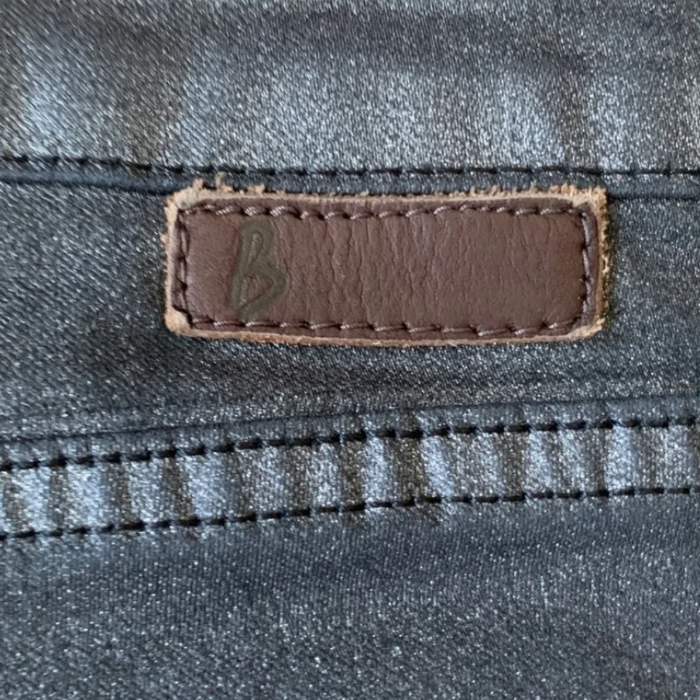 💫2 for $40 💫 Boden Metallic Skinny Jeans Women's size 5 Sparkly Black - Picture 10 of 12